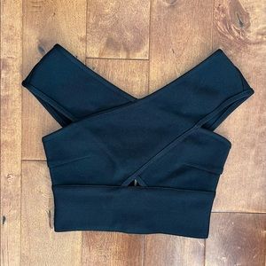 Silence + Noise Gramercy Bandage Crop Top — XS